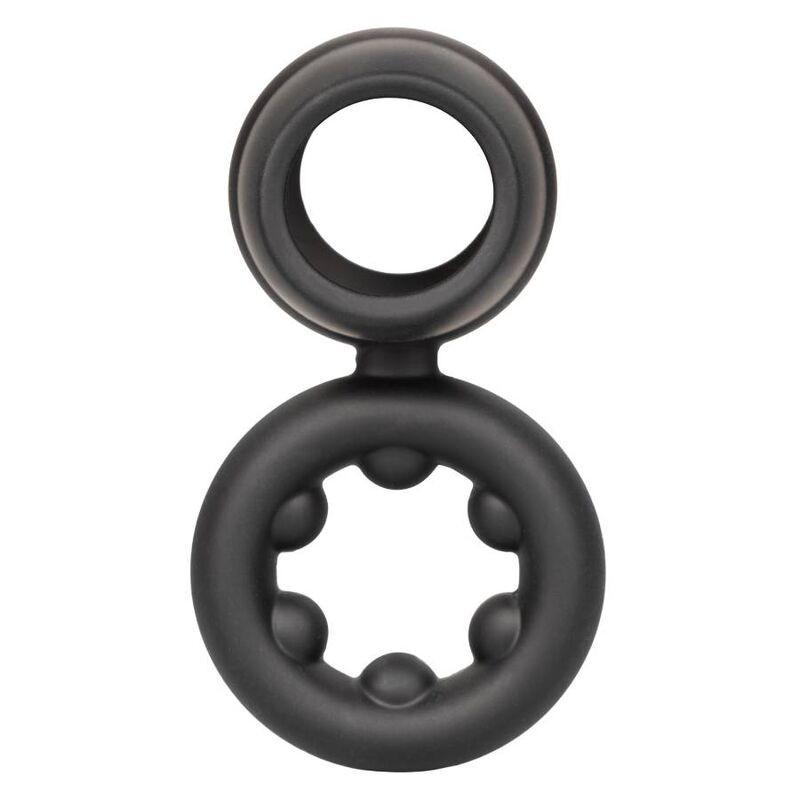 CALEXOTICS ALPHA DUAL MAGNUM RING NEGRO