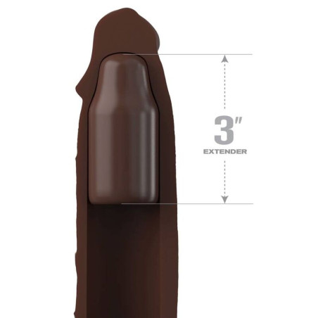FANTASY X TENSIONS PIPEDREAMS EXTENSION W STRAP 1778 CM BROWN