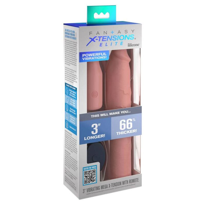 FANTASY X TENSIONS PIPEDREAMS SLEEVE 2286 CM 762 CM PLUG REMOTE SKIN