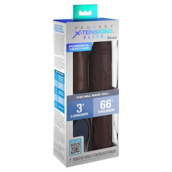 FANTASY X TENSIONS PIPEDREAMS SLEEVE 2286 CM 762 CM PLUG REMOTE BROWN 2
