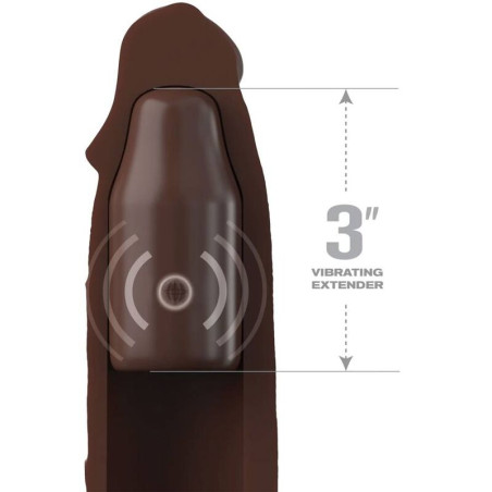 FANTASY X TENSIONS PIPEDREAMS SLEEVE 2286 CM 762 CM PLUG REMOTE BROWN