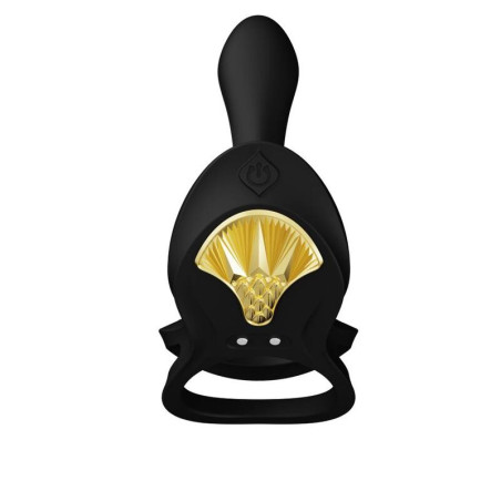 ZALO BAYEK ANILLO VIBRADOR CONTROL REMOTO PAREJAS NEGRO