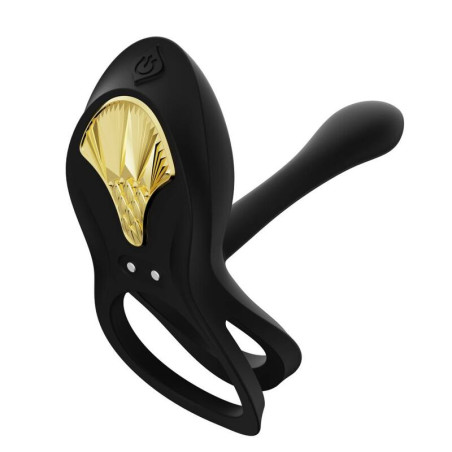 ZALO BAYEK ANILLO VIBRADOR CONTROL REMOTO PAREJAS NEGRO