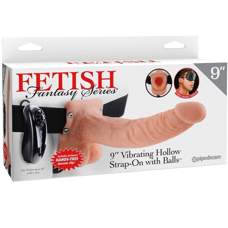 FETISH FANTASY SERIES ARNES AJUSTABLE CONTROL REMOTO PENE REALISTICO CON TESTICULOS 23 CM