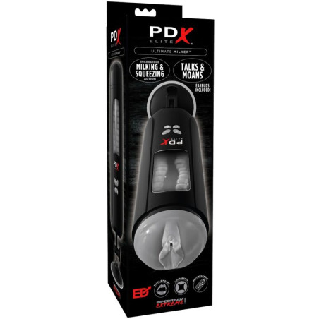 PDX ELITE MASTURBADOR STROKER ULTIMATE MILKER VAGINA CON VOZ