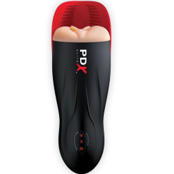 PDX ELITE MASTURBADOR STROKER FUCK O MATIC VAGINA DOBLE VIBRACION PENE TESTICULOS 2