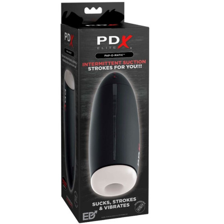 PDX ELITE MASTURBADOR STROKER FAP O MATIC SUCCIONADOR VIBRADOR