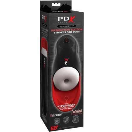 PDX ELITE MASTURBADOR STROKER FAP O MATIC PRO CON BASE PARA TESTICULOS