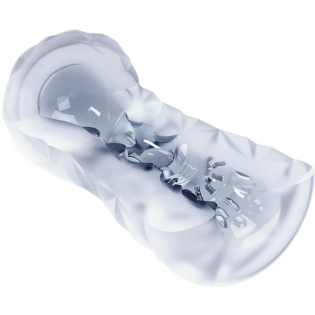 PRETTY LOVE MASTURBADOR MASCULINO FANTASY ESPIRAL INTERNA Y BOLAS TRANSPARENTE