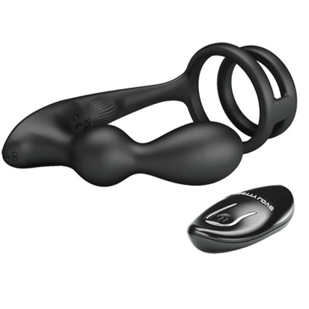 PRETTY LOVE MARSHALL ANILLO PARA PENE PLUG ANAL VIBRATORIO CONTROL REMOTO