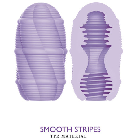 PRETTY LOVE HUEVO MASTURBADOR SMOOTH STRIPES CUPID