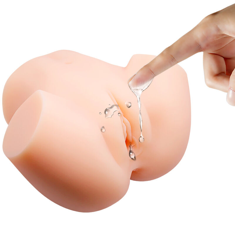 CRAZY BULL VAGINA Y ANO REALISTICOS DOBLE VIBRACION