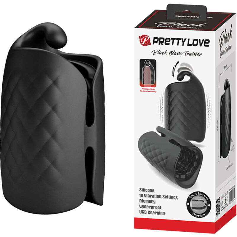 PRETTY LOVE MASTURBADOR MANUAL PARA GLANDE VIBRADOR RECARGABLE