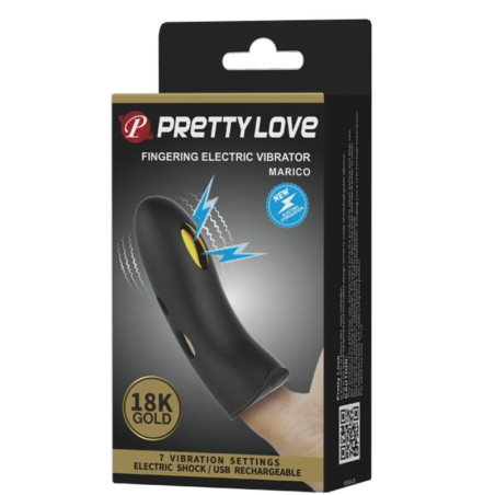 PRETTY LOVE MARICO FUNDA DE DEDO ELECTRO ESTUMILADOR NEGRO