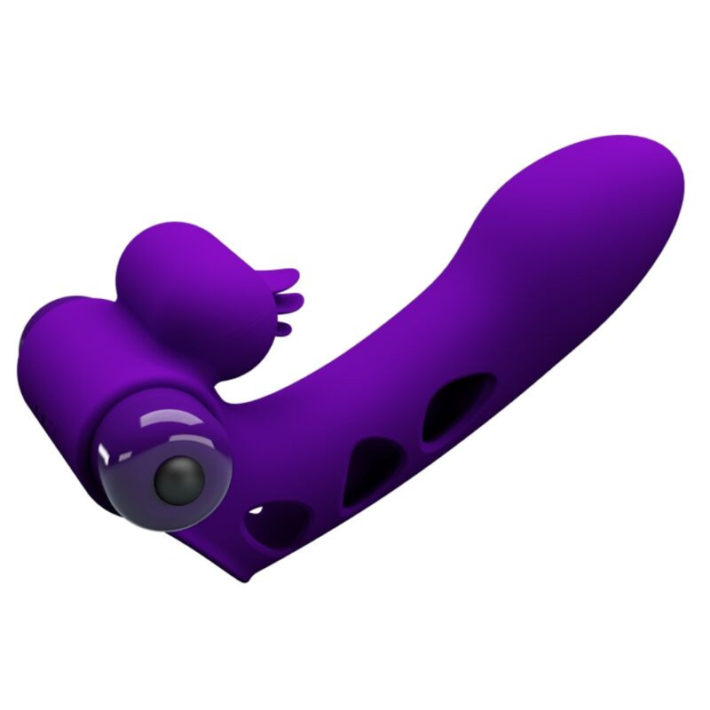 PRETTY LOVE ORLANDO FUNDA DE DEDO VIBRADOR MORADO
