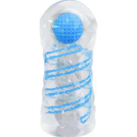 PRETTY LOVE MASTURBADOR PEQUENO CON ESPIRALES AZUL