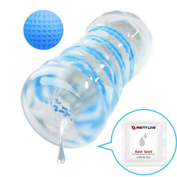 PRETTY LOVE MASTURBADOR PEQUENO CON ESPIRALES AZUL 2