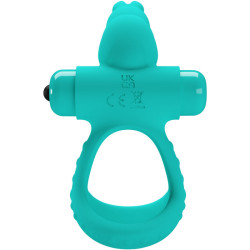 PRETTY LOVE FIGGY ANILLO VIBRADOR RABBIT VERDE 2