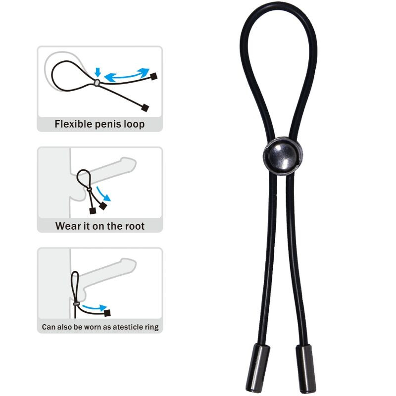 PRETTY LOVE CUERDA ANILLO PENE Y TESTICULOS