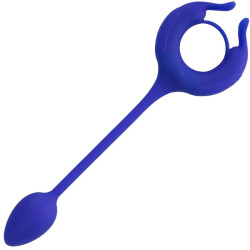 CALEXOTICS ADMIRAL ANILLO CON PESO PARA PENE AZUL 2