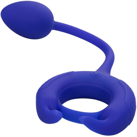 CALEXOTICS ADMIRAL ANILLO CON PESO PARA PENE AZUL