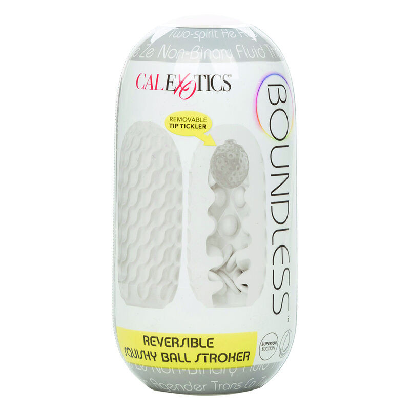 CALEXOTICS BOUNDLESS STROKER BLANDO REVERSIBLE GRIS