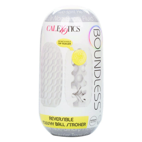 CALEXOTICS BOUNDLESS STROKER BLANDO REVERSIBLE AMARILLO