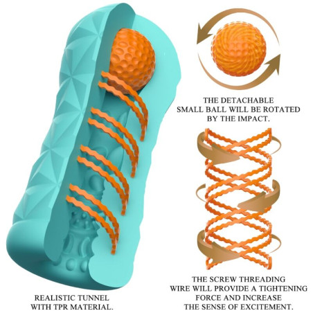 PRETTY LOVE MASTURBADOR VICTORIA CASPAR VERDE AGUA