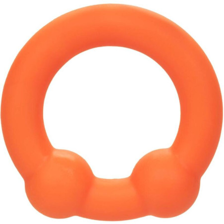 CALEXOTICS ALPHA ANILLO DOBLE BOLA NARANJA