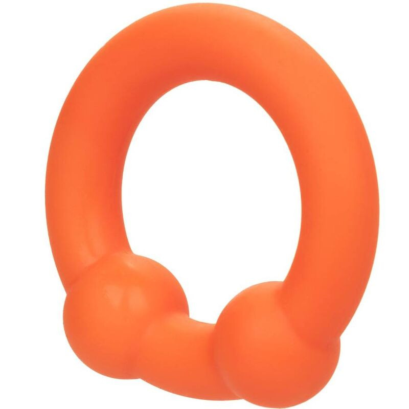 CALEXOTICS ALPHA ANILLO DOBLE BOLA NARANJA