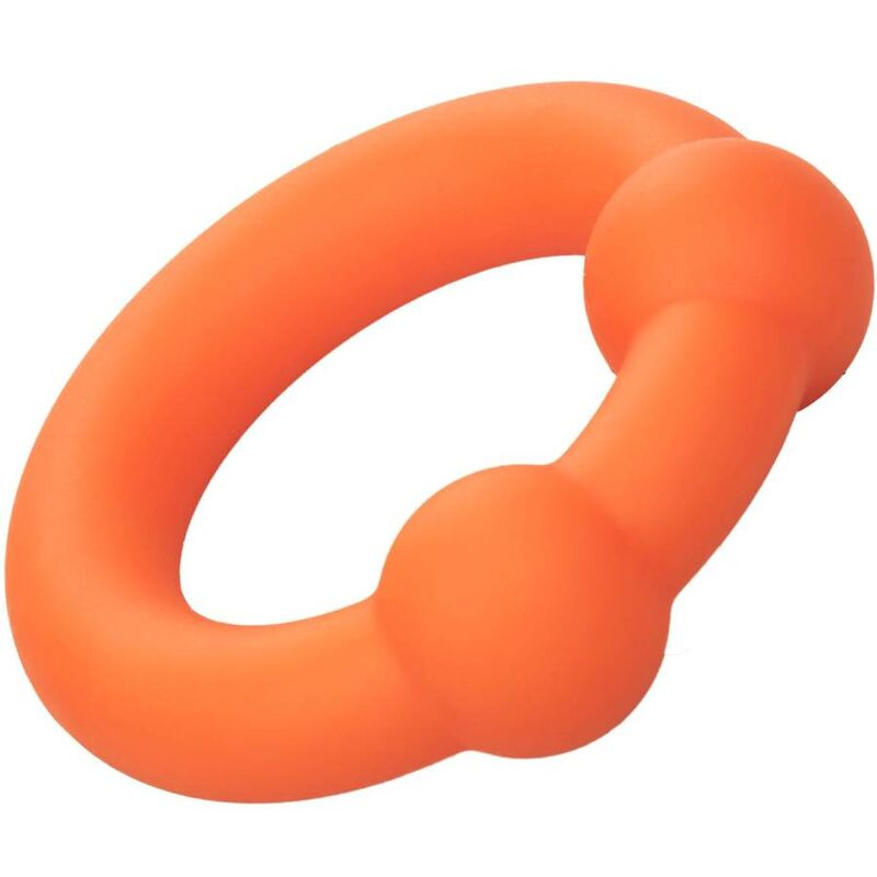 CALEXOTICS ALPHA ANILLO DOBLE BOLA NARANJA