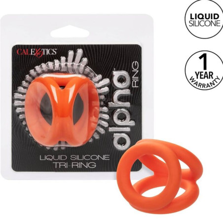 CALEXOTICS ALPHA TRIPLE ANILLO NARANJA