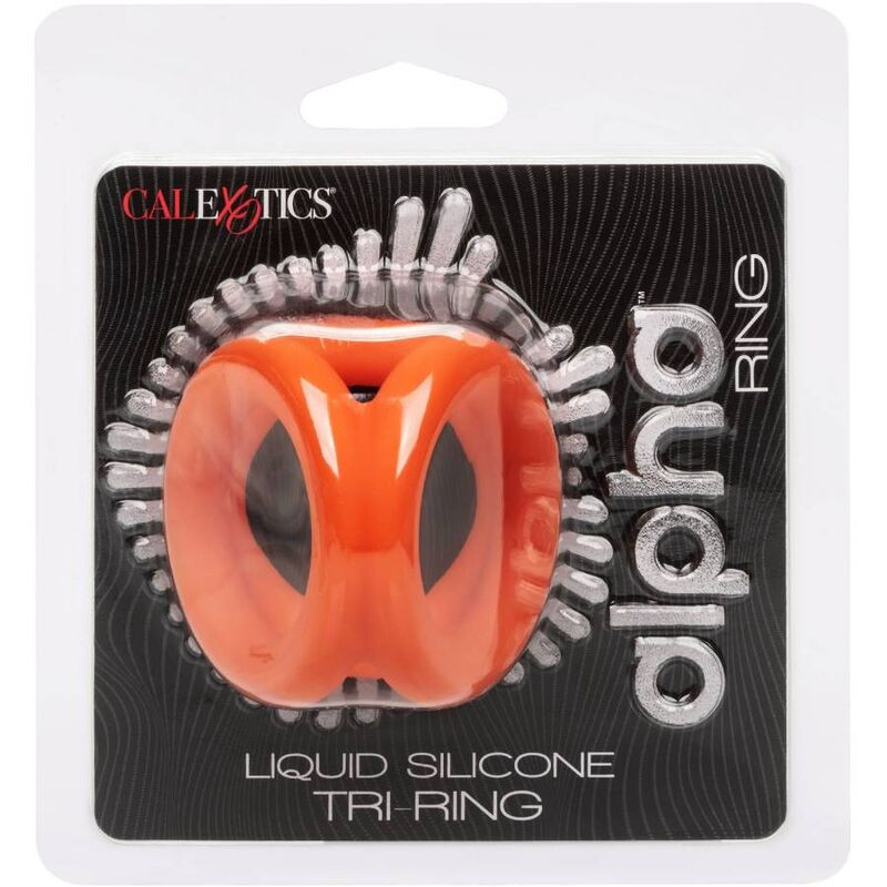 CALEXOTICS ALPHA TRIPLE ANILLO NARANJA