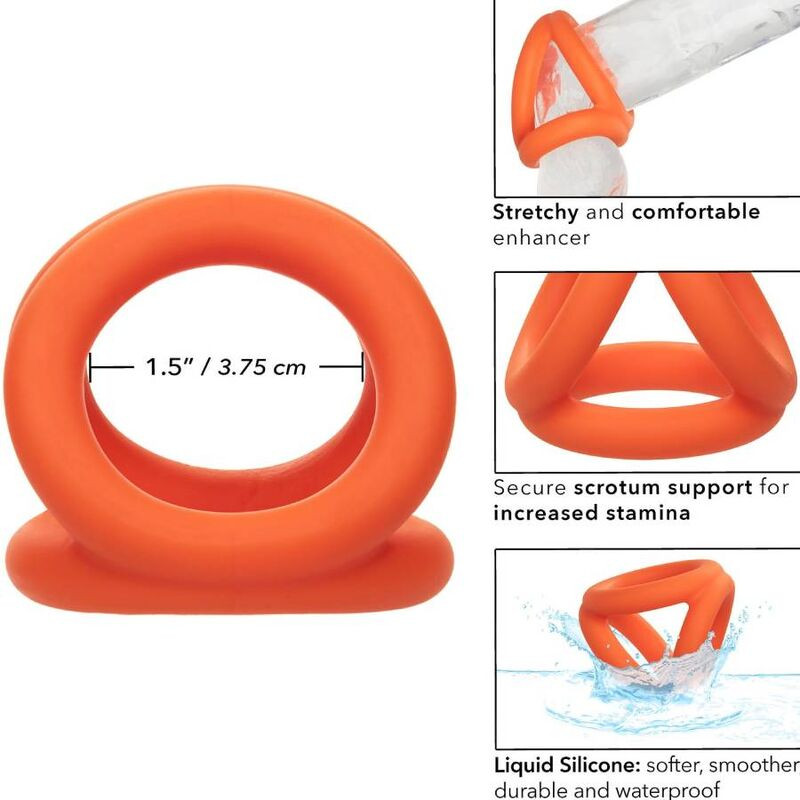 CALEXOTICS ALPHA TRIPLE ANILLO NARANJA