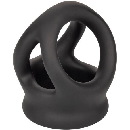 CALEXOTICS ALPHA ANILLO DE JAULA DOBLE NEGRO