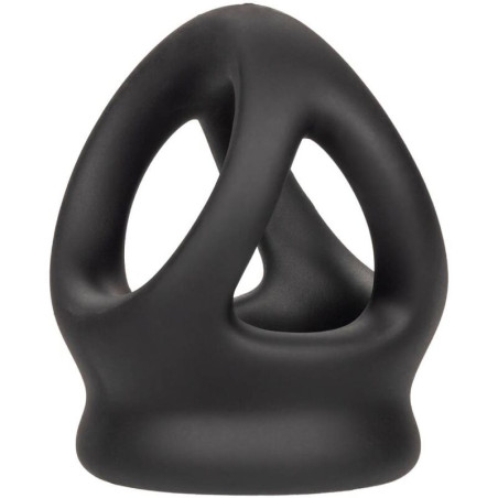 CALEXOTICS ALPHA ANILLO DE JAULA DOBLE NEGRO