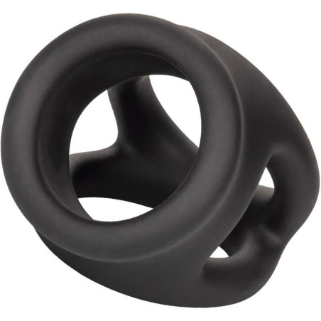 CALEXOTICS ALPHA ANILLO DE JAULA DOBLE NEGRO