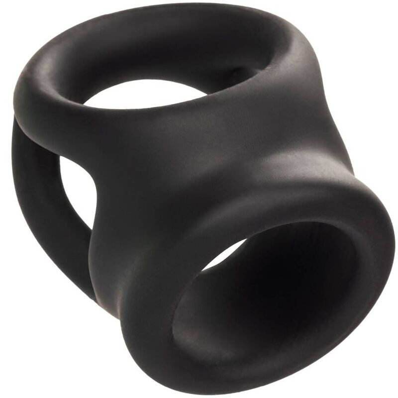 CALEXOTICS ALPHA ANILLO DE JAULA DOBLE NEGRO