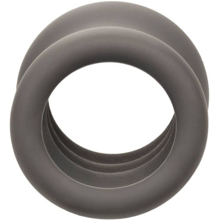 CALEXOTICS ALPHA ANILLO EXTENSION ESCROTO DOBLE NEGRO