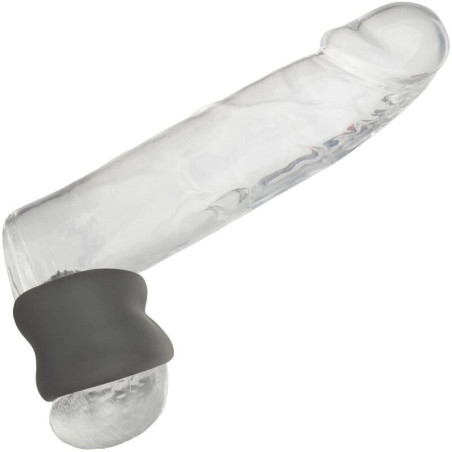 CALEXOTICS ALPHA ANILLO EXTENSION ESCROTO DOBLE NEGRO