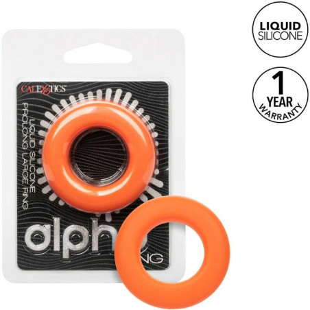 CALEXOTICS ALPHA ANILLO PROLONG GRANDE NARANJA