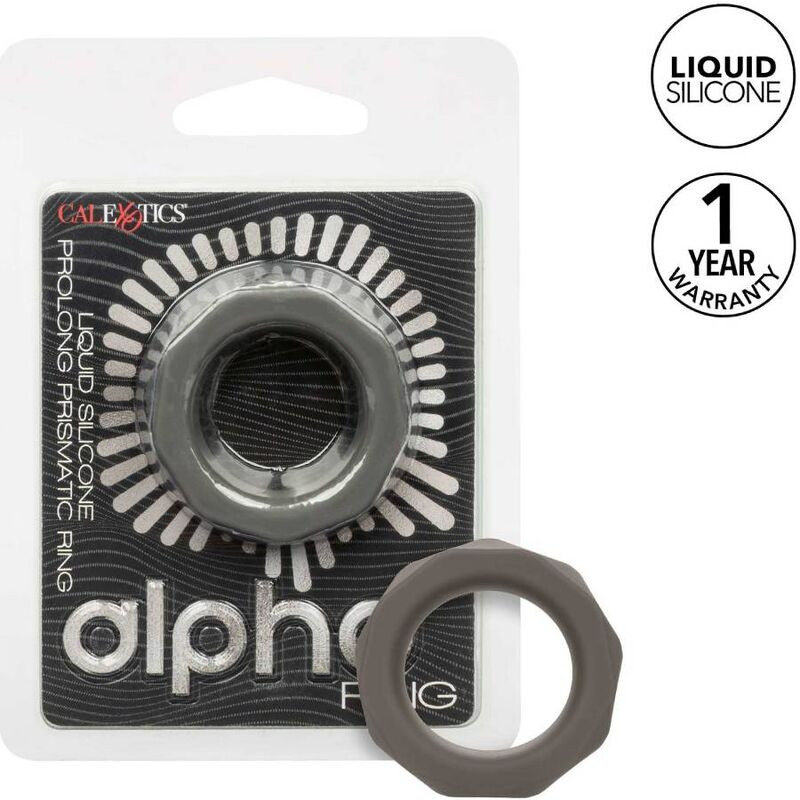 CALEXOTICS ALPHA ANILLO PROLONG PRISMTICO GRIS