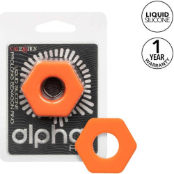CALEXOTICS ALPHA ANILLO PROLONG SEXGONO NARANJA 2