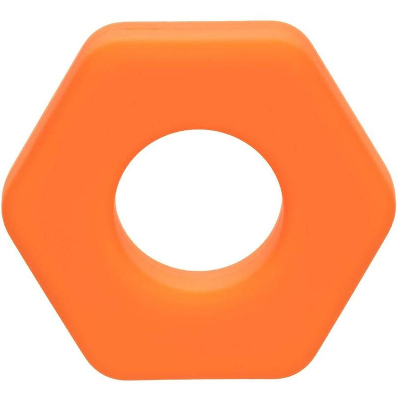 CALEXOTICS ALPHA ANILLO PROLONG SEXGONO NARANJA