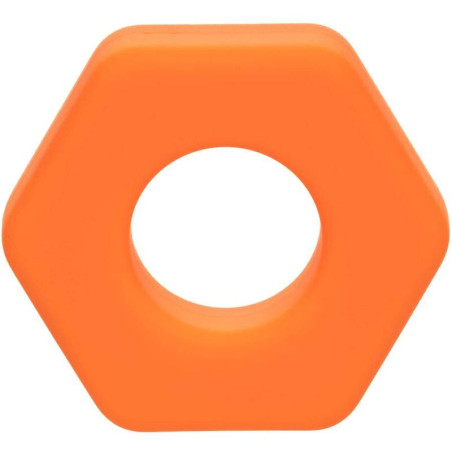 CALEXOTICS ALPHA ANILLO PROLONG SEXGONO NARANJA