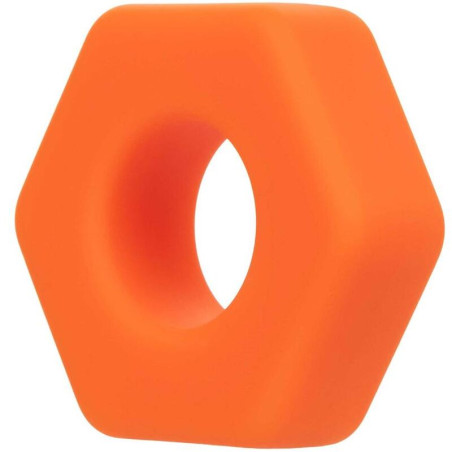 CALEXOTICS ALPHA ANILLO PROLONG SEXGONO NARANJA