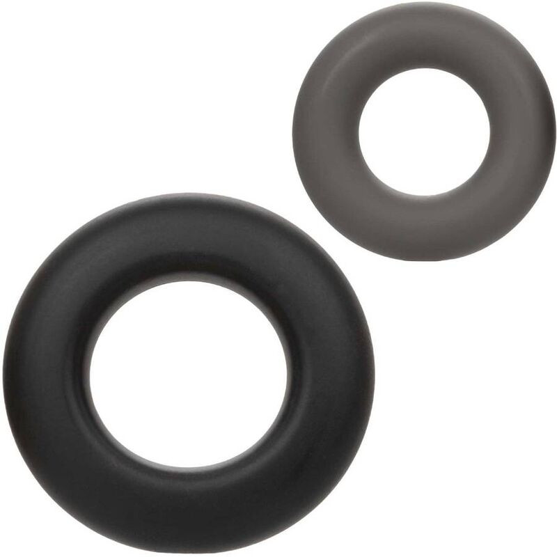 CALEXOTICS ALPHA SET DE 2 ANILLOS PROLONG GRIS