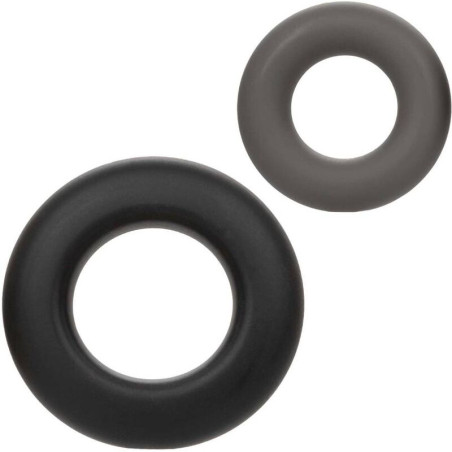 CALEXOTICS ALPHA SET DE 2 ANILLOS PROLONG GRIS