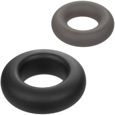 CALEXOTICS ALPHA SET DE 2 ANILLOS PROLONG GRIS