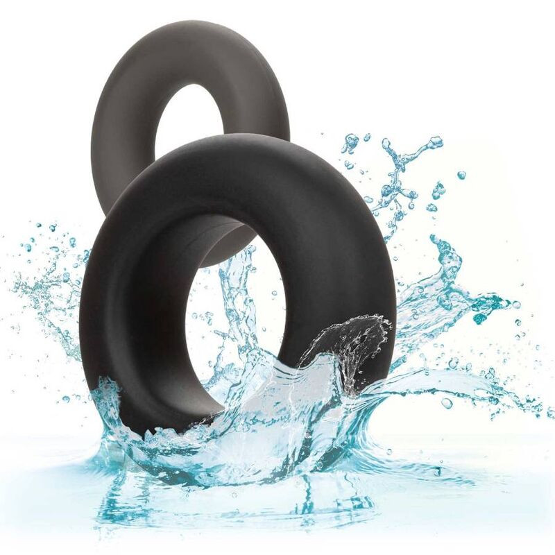 CALEXOTICS ALPHA SET DE 2 ANILLOS PROLONG GRIS